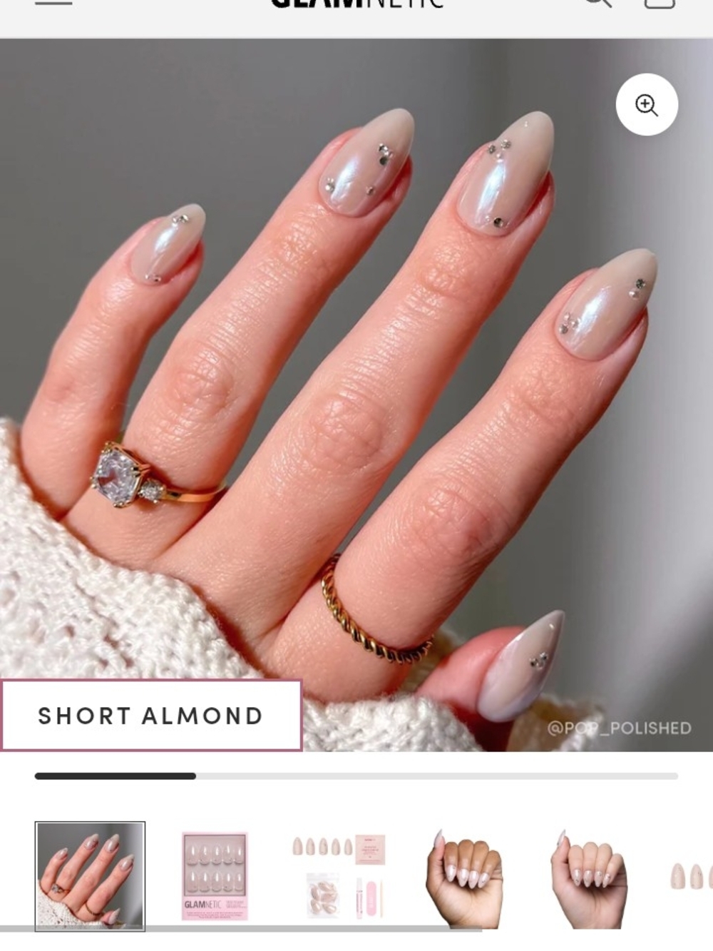 NEW GLAMnetic Press-On Nails - Set Of three - Picture 5 of 12